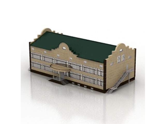 Free Building N3 3D model_2_1 For Architecture 3Ds Max Model Download